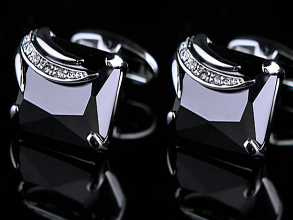Gemelos de Cristal Zircón Ángel - Elegancia Brillante