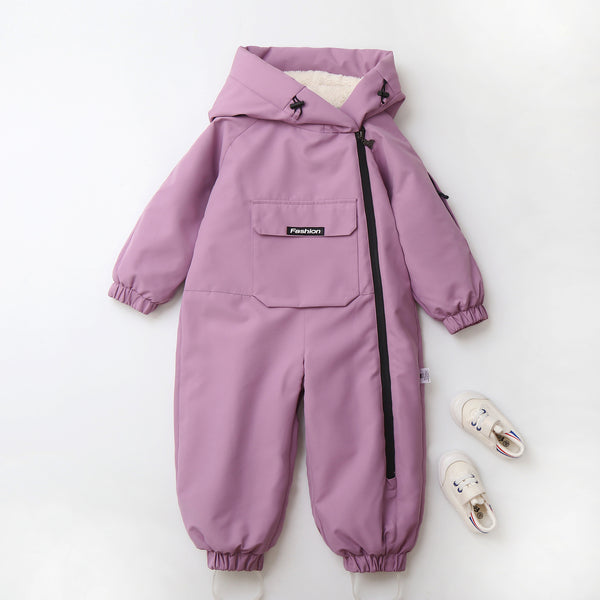 Mameluco de Gateo con Capucha - Traje Completo para Bebé