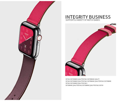 Correa de Cuero Compatible con Apple Watch - Elegancia y Durabilidad - Image 2