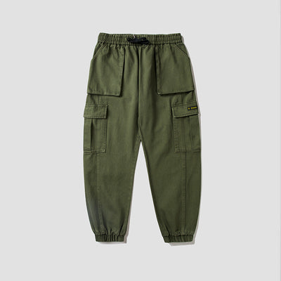 Pantalones Funcionales Overol Casual con Cordón Ajustable Primavera Otoño - Image 4