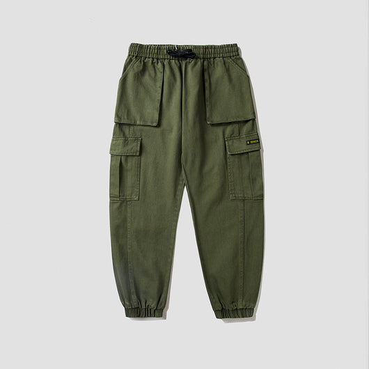 Pantalones Funcionales Overol Casual con Cordón Ajustable Primavera Otoño - Image 4