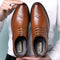 Zapatos Casuales de Cuero Tallado para Hombre