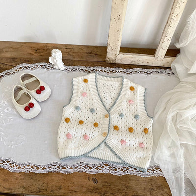 Chaleco Cardigan de Algodón para Bebé - Suéter Cómodo y Versátil - Image 8