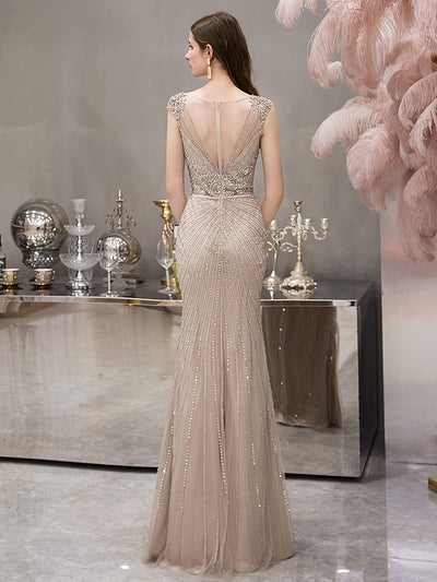 Vestido de Noche Fishtail Elegante para Anfitriona - Image 10