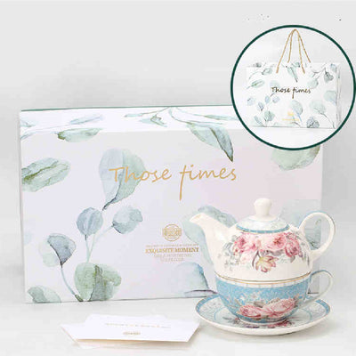 Juego de Tetera Cerámica Británica para Té Artesanal - Image 2