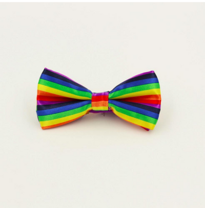 Corbatas de Moño Arcoíris a Rayas para Novio, Bodas y Eventos Formales - Image 4