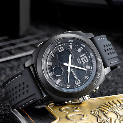 Reloj Deportivo Inteligente Dual Display con Luz Nocturna