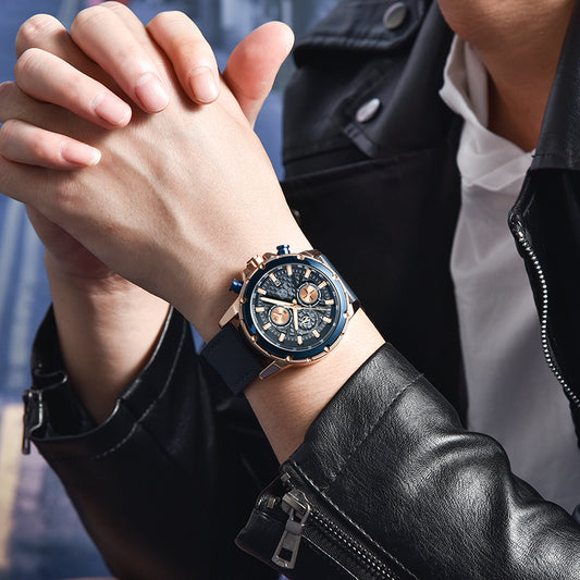 Reloj Multifuncional para Hombre de Cuarzo