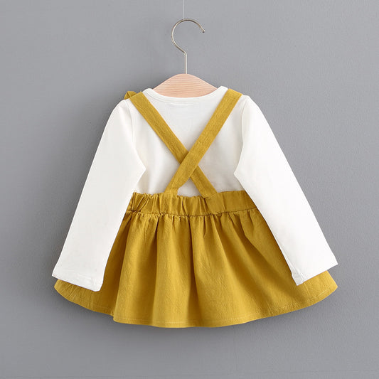 Vestido Princesa Conejo Otoño 2021 - Ropa Infantil Coreana para Niñas - Image 2