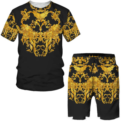 Traje Casual de Verano Hombre - Diseño Monocromático con Impresión 3D - Image 9