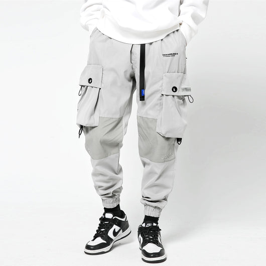 Pantalones Sueltos Hip-Hop con Bolsillos de Herramientas - Image 4