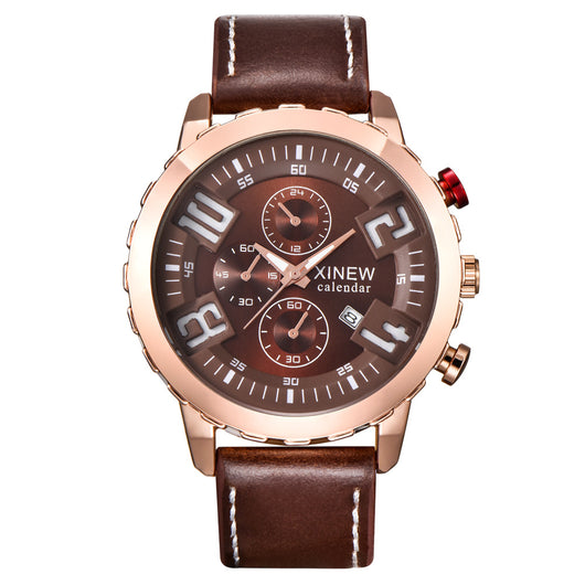 Reloj de Cuarzo con Calendario y Correa Ajustable - Diseño Clásico - Image 6