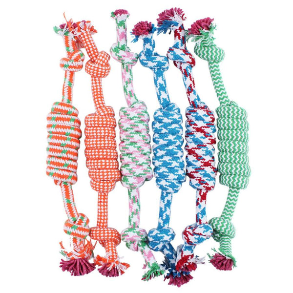 Juguete de Cuerda de Algodón para Perros - Mordedor Dental