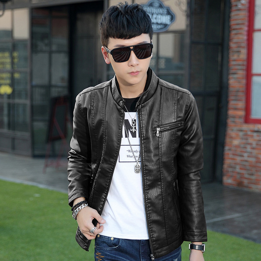 Chaqueta Slim Fit con Cuello Alto y Cierre - Image 4