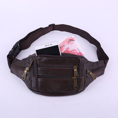 Mochila Deportiva de Cuero Multifuncional para Hombre - Diseño Premium - Image 2
