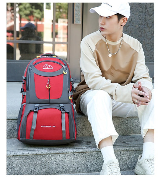 Mochila de Montaña 60L de Gran Capacidad para Senderismo Hombre y Mujer - Image 10