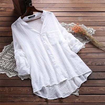 Blusa de moda con manga larga para mujer - Image 3