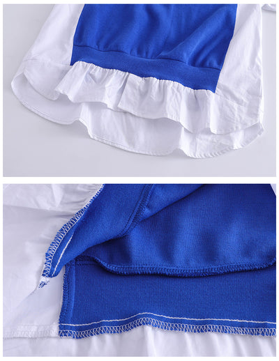 Camisa Infantil Estilo Occidental con Costuras Combinadas Primavera - Image 11