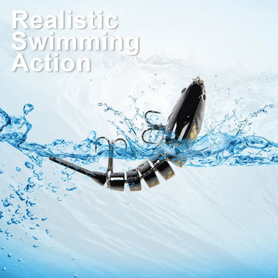 Kit de 3 Señuelos Artificiales Articulados para Pesca