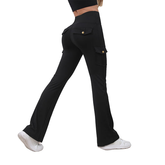 Pantalones Deportivos Talle Alto con Bolsillos y Levantacaderas - Image 8