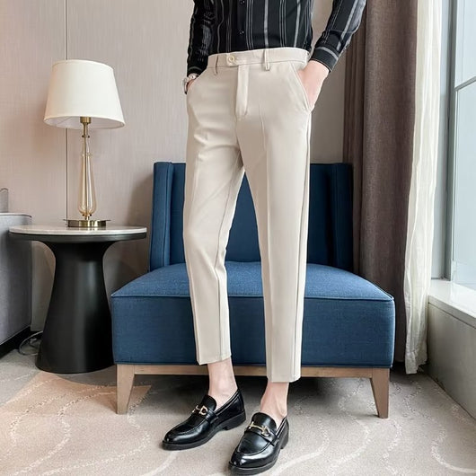 Pantalones de Vestir Casual Rectos para Hombre - Image 3