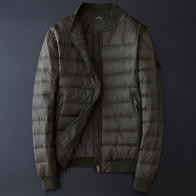 Chaqueta Acolchada Corta Hombre con Cuello Béisbol - Image 13