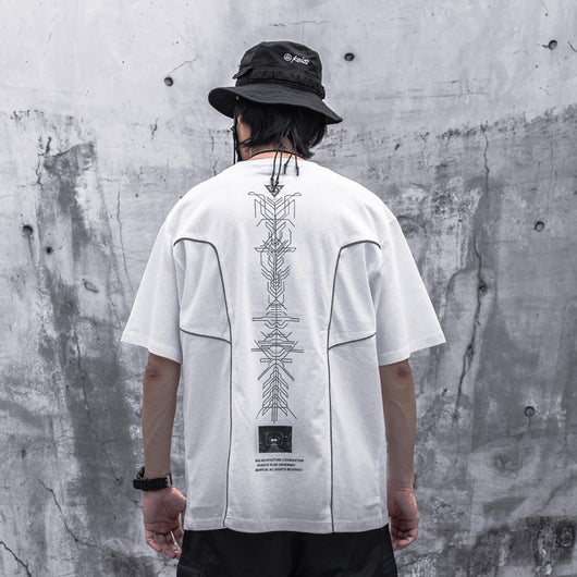 Camiseta Suelta Hombre Manga Corta con Estampado Personalizado - Image 8