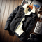 Chaqueta Denim Acolchada para Hombre - Corte Slim con Forro de Borrego