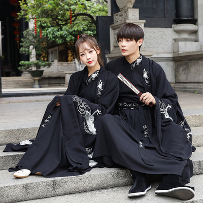 Set de Pareja Hanfu Estilo Antiguo - Conjunto Estudiante Tradicional - Image 2