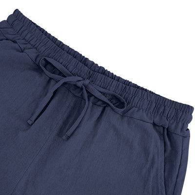 Traje de Lino Americano para Hombre - Dos Piezas Cuello Mao Playa Verano - Image 26