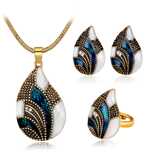 Conjunto de Joyas Gota de Agua - Image 16