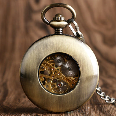 Reloj de Bolsillo Mecánico Manual Clásico - Image 4