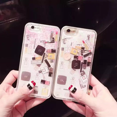 Funda Móvil con Patrón Cosmético y Líquido Dinámico - Image 2