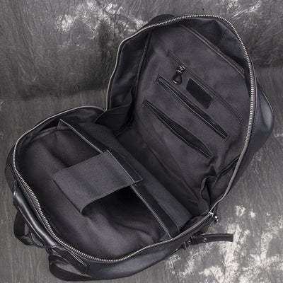 Mochila Viajera de Cuero para Hombre - Gran Capacidad - Image 7