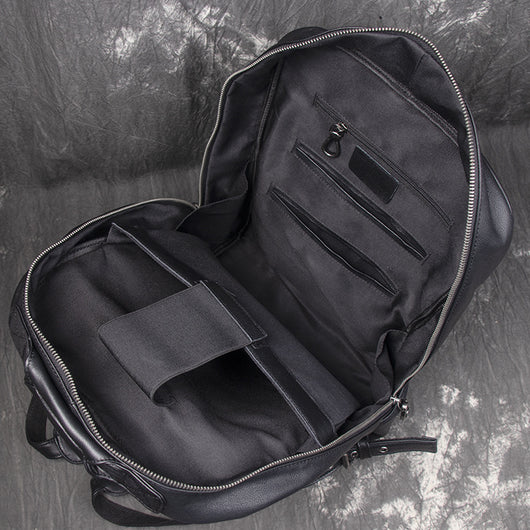 Mochila Viajera de Cuero para Hombre - Gran Capacidad - Image 7