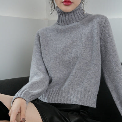 Suéter Lana Cuello Alto Slim Fit Mujer - Base Layer Premium - Image 13