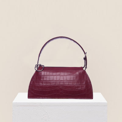 Bolso Retro Elegante de Cuero con Diseño Diagonal - Estilo Sofisticado para Mujer - Image 4