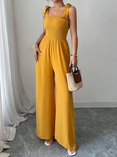 Jumpsuit Elegante de Cintura Alta con Pantalón Ancho - Image 15