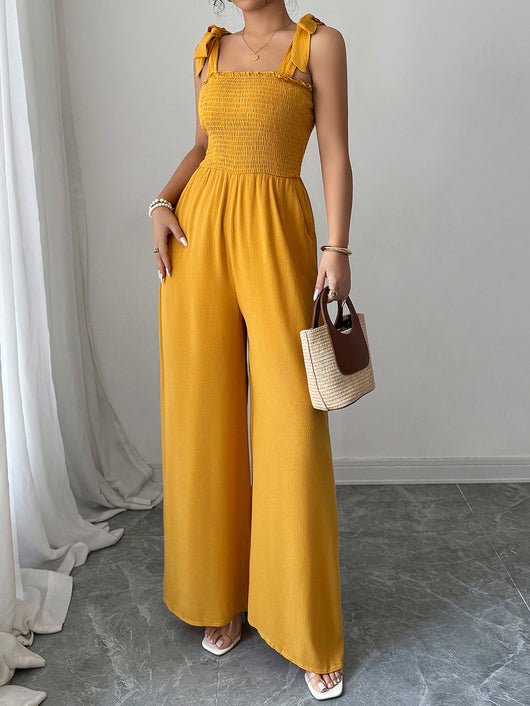 Jumpsuit Elegante de Cintura Alta con Pantalón Ancho - Image 15