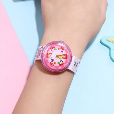 Reloj Infantil de Silicona Transparente con Diseños Adorables - Image 2