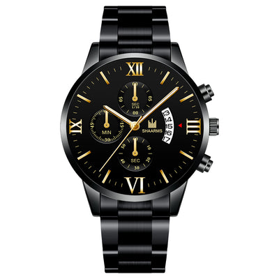 Reloj de Acero Inoxidable para Hombre con Calendario y Movimiento de Cuarzo - Image 9