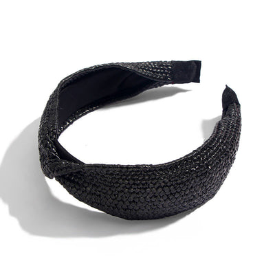 Diadema de Rafia Tejida a Mano - Natural y Elegante - Image 23