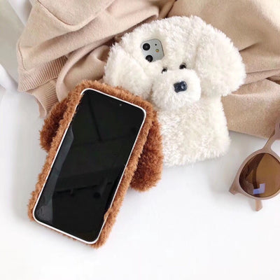 Funda Protectora para Celular con Perrito 3D Suave y Adorable - Image 8