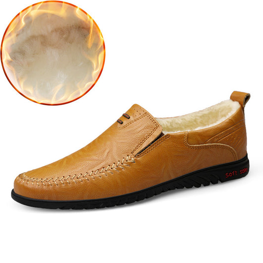 Zapatos de Cuero Casual Estilo Coreano para Hombre - Image 22