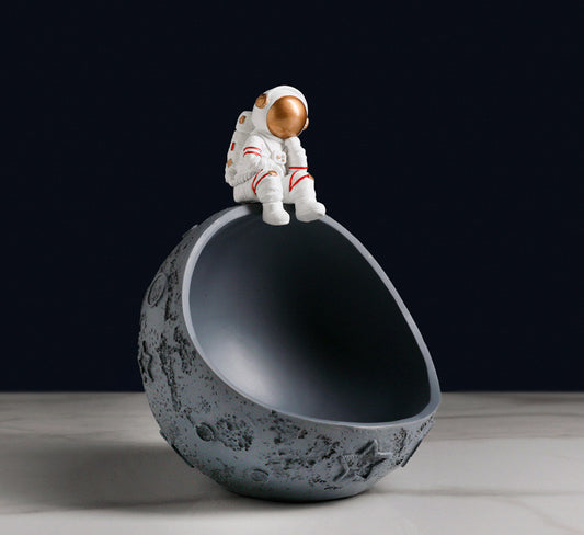 Bandeja Decorativa Astronauta para Frutas Secas y Snacks