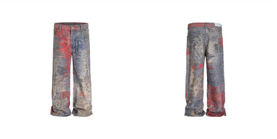 Pantalones Rectos con Estampado Digital para Mujer - Image 13