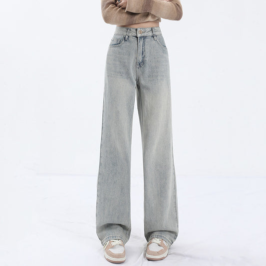 Jeans Azul Claro Talle Alto para Mujer