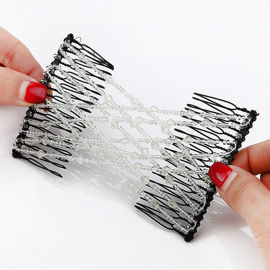 Peinetas Mágicas Coreanas con Perlas Brillantes - Set de Accesorios para el Cabello - Image 6
