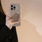 Funda Protectora para Teléfono con Soporte Metálico Plateado