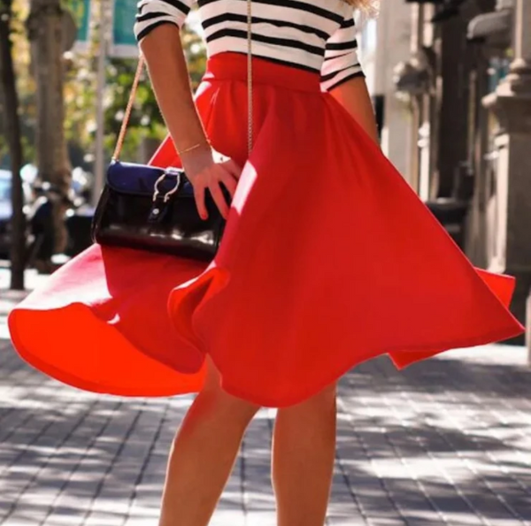 Falda de Talle Alto TANA - Elegancia y Comodidad